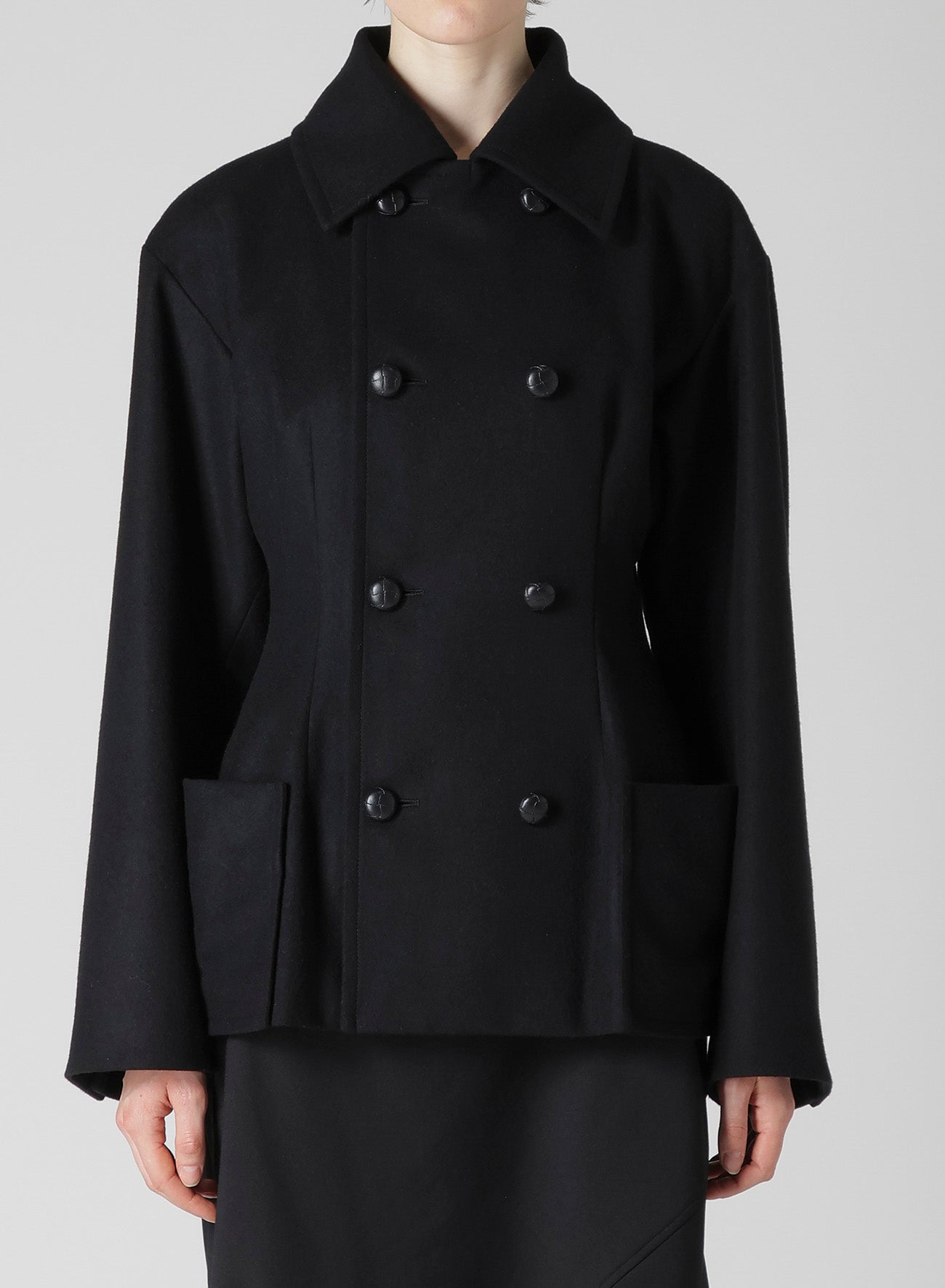 MELTON DARTS PEA COAT