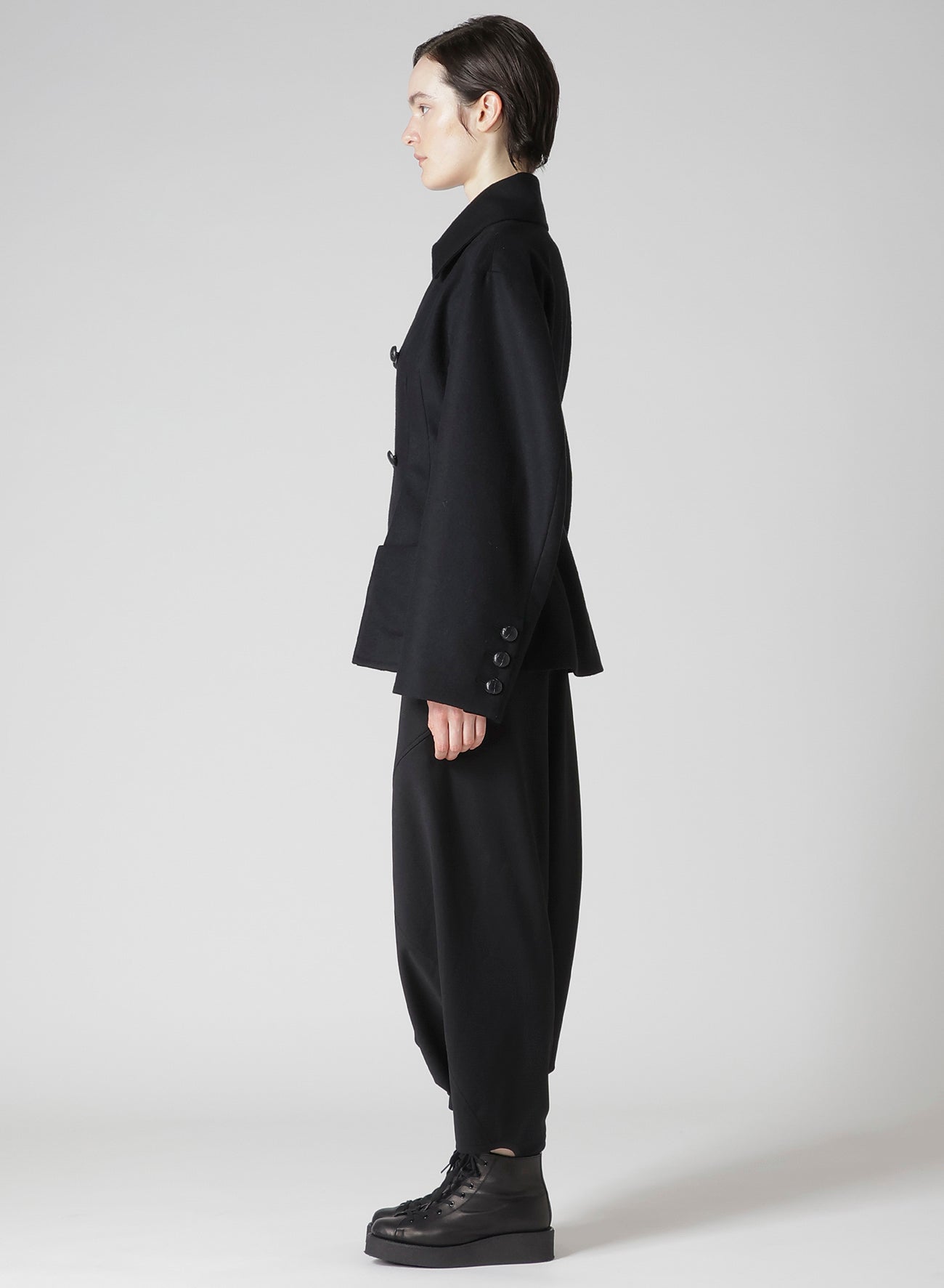 MELTON DARTS PEA COAT