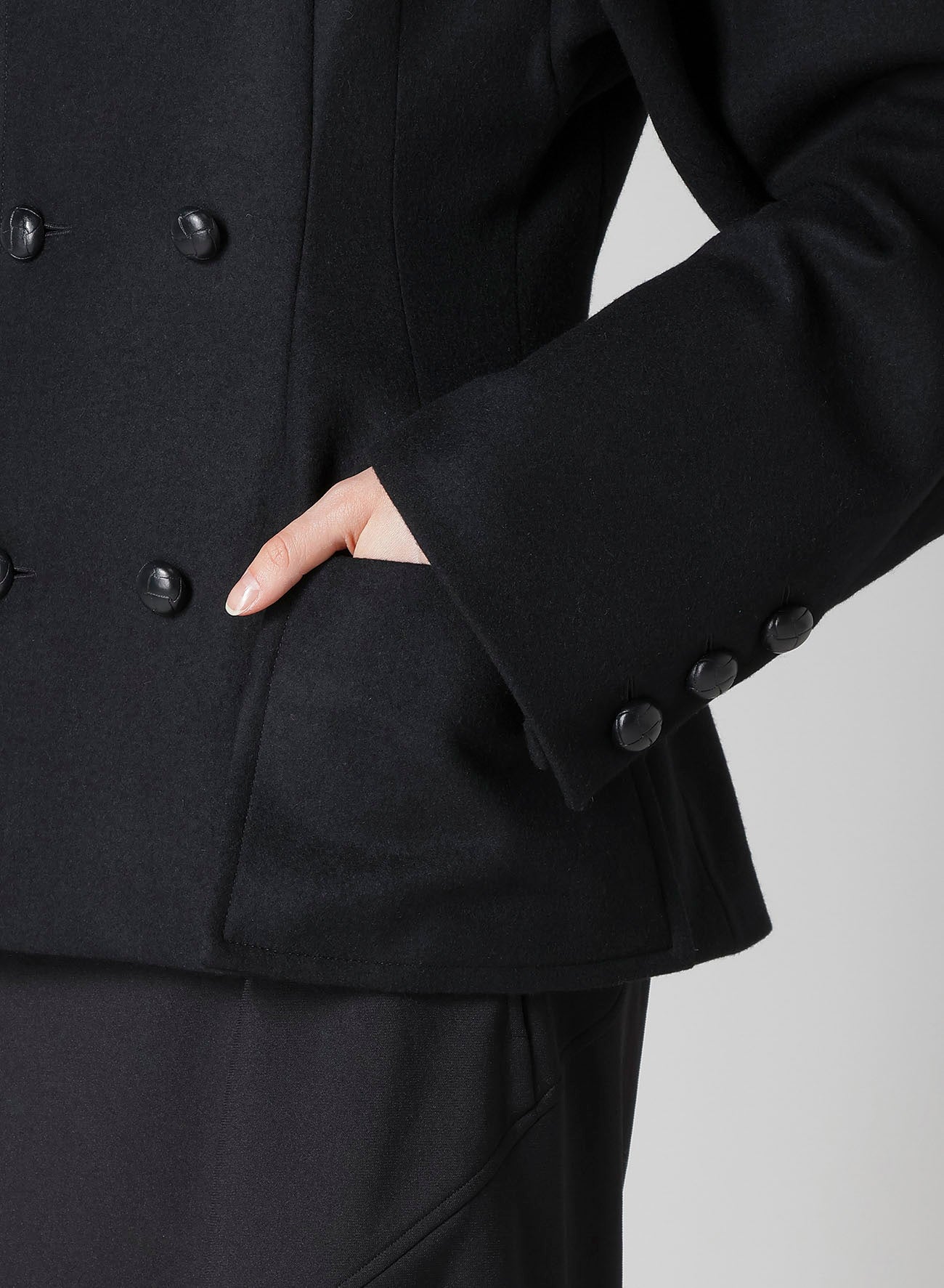 MELTON DARTS PEA COAT