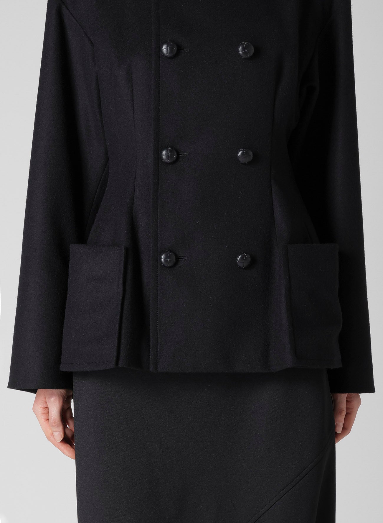 MELTON DARTS PEA COAT