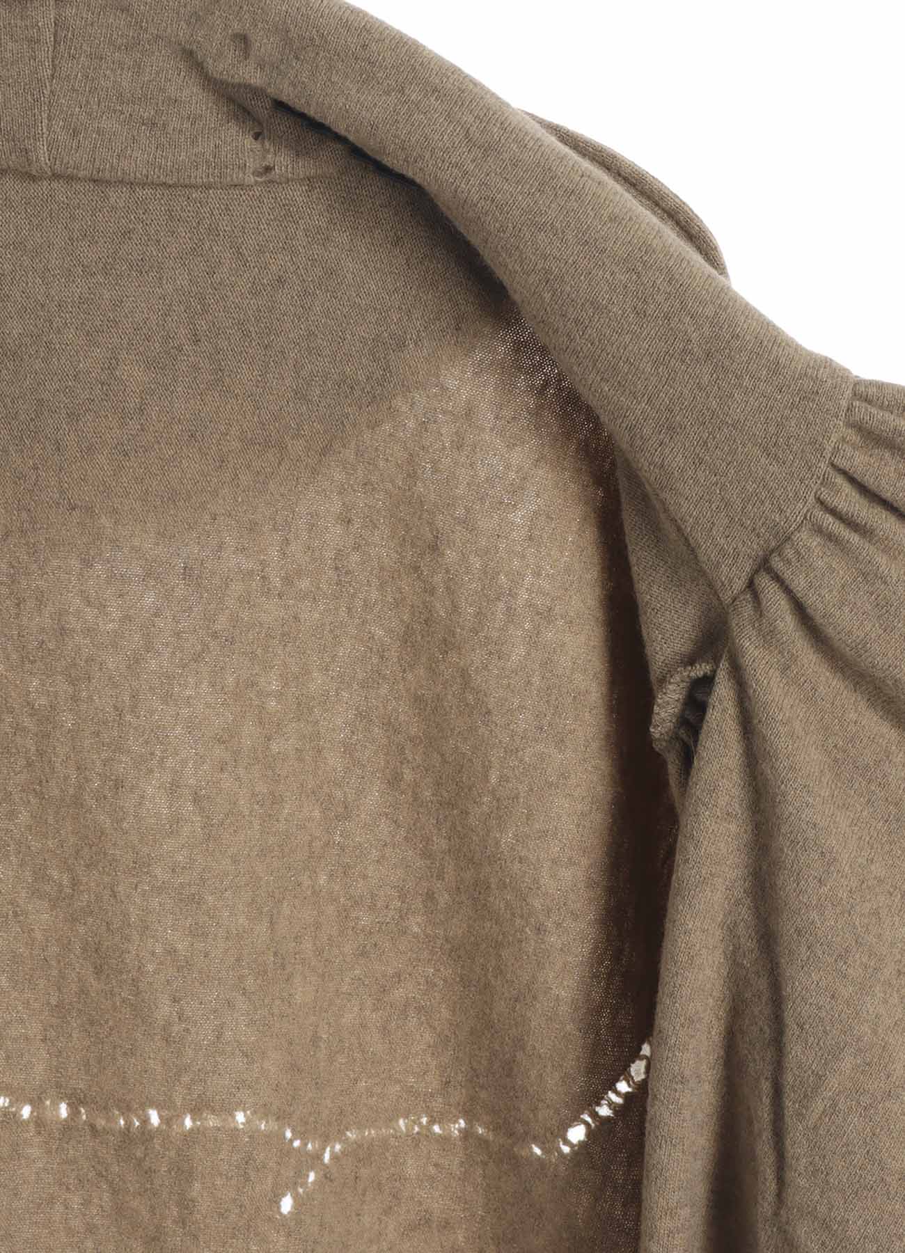 W DETAIL JERSEY SHIRRING DETAIL JACKET