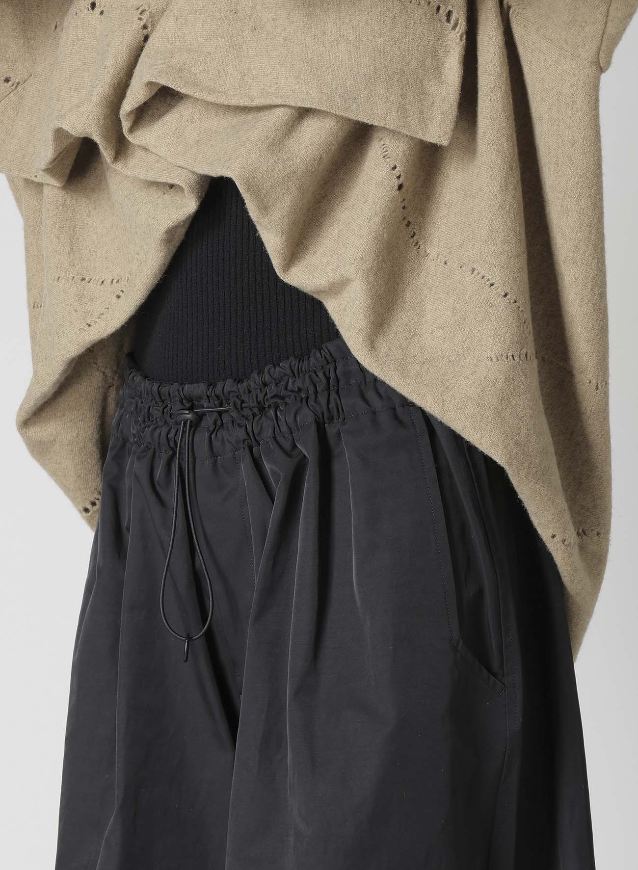 W DETAIL JERSEY SHIRRING DETAIL JACKET