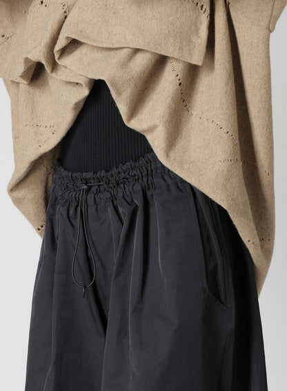 W DETAIL JERSEY SHIRRING DETAIL JACKET