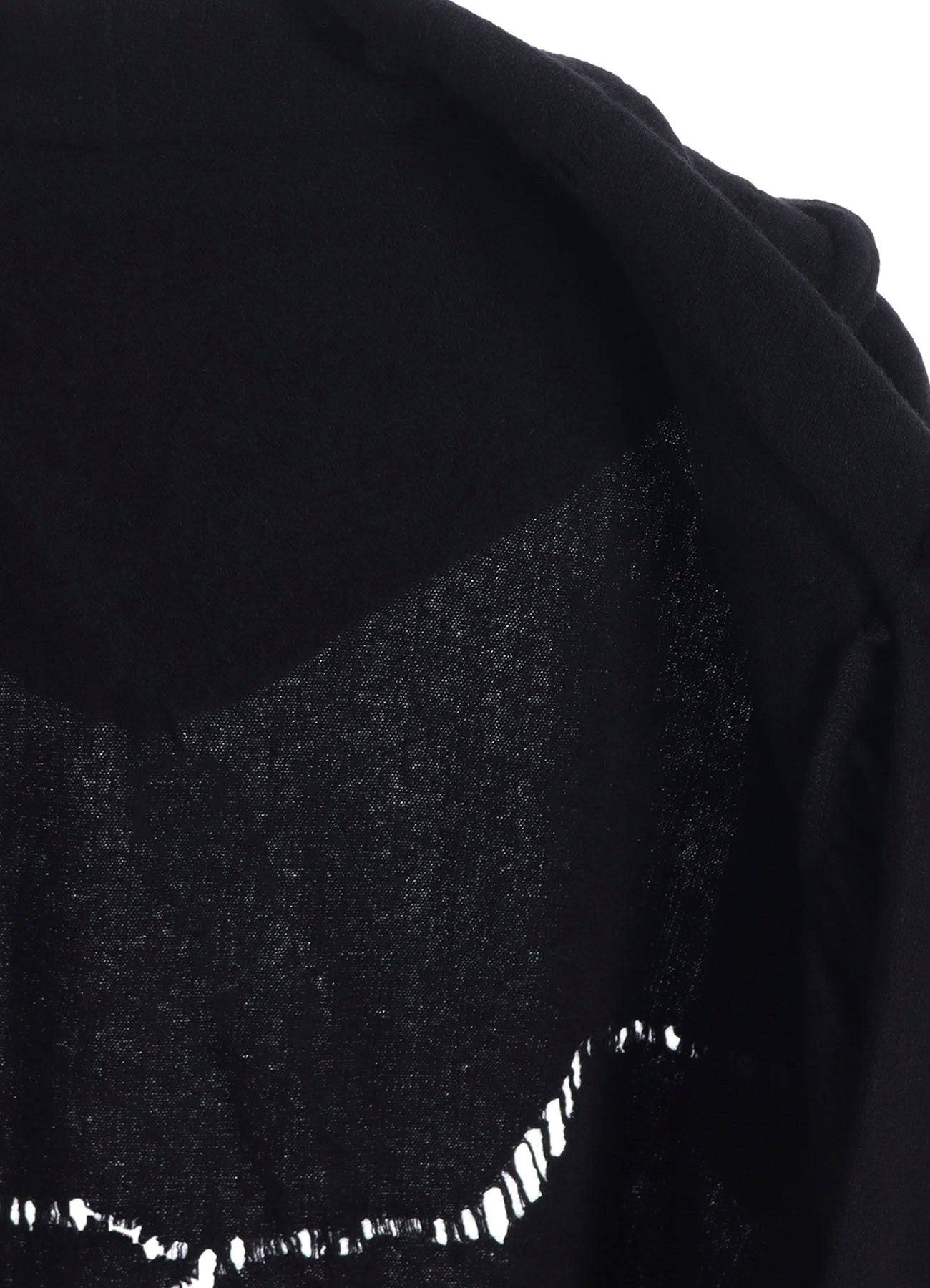 W DETAIL JERSEY SHIRRING DETAIL JACKET