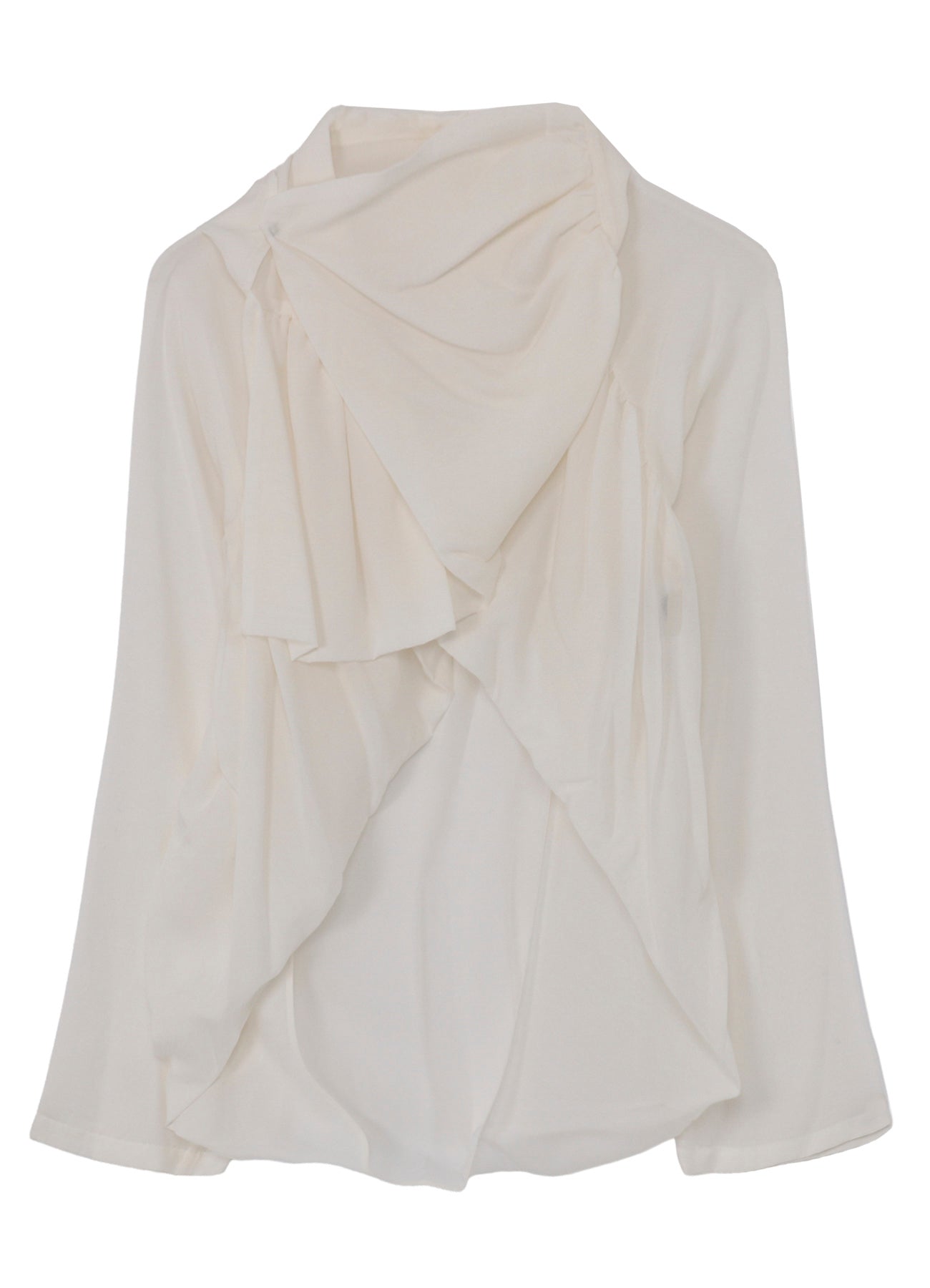 Cu/Mo KERSEY SHIRRING DETAIL JACKET