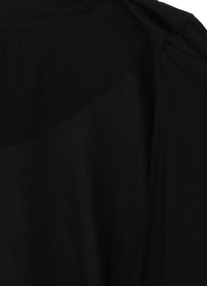 Cu/Mo KERSEY SHIRRING DETAIL JACKET