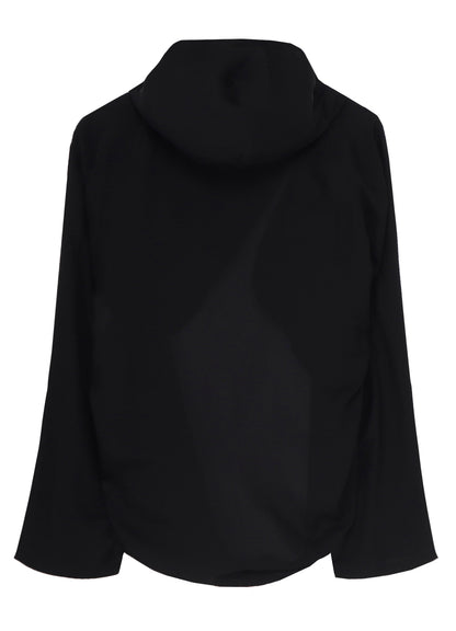 Cu/Mo KERSEY SHIRRING DETAIL JACKET