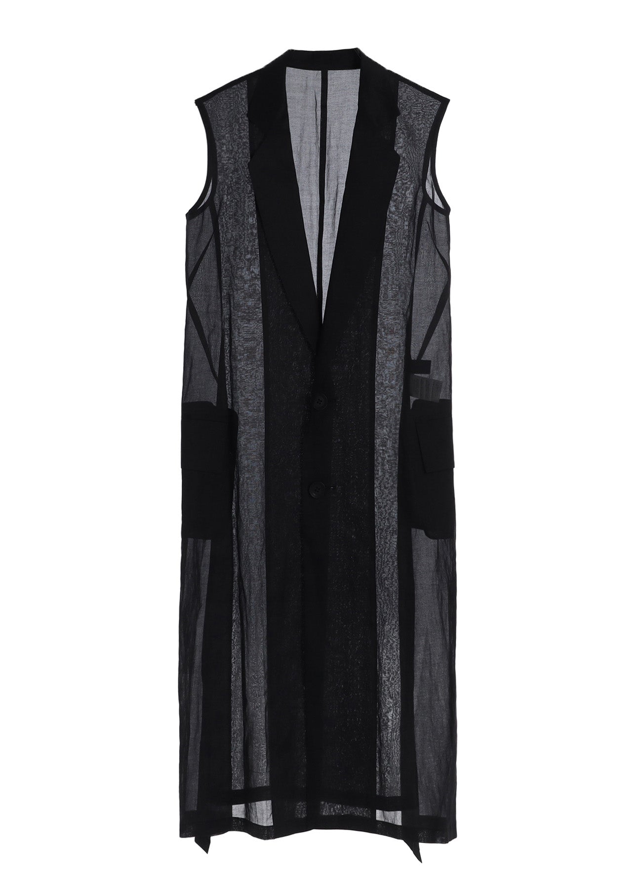 COTTON ORGANZA SLEEVELESS JKT