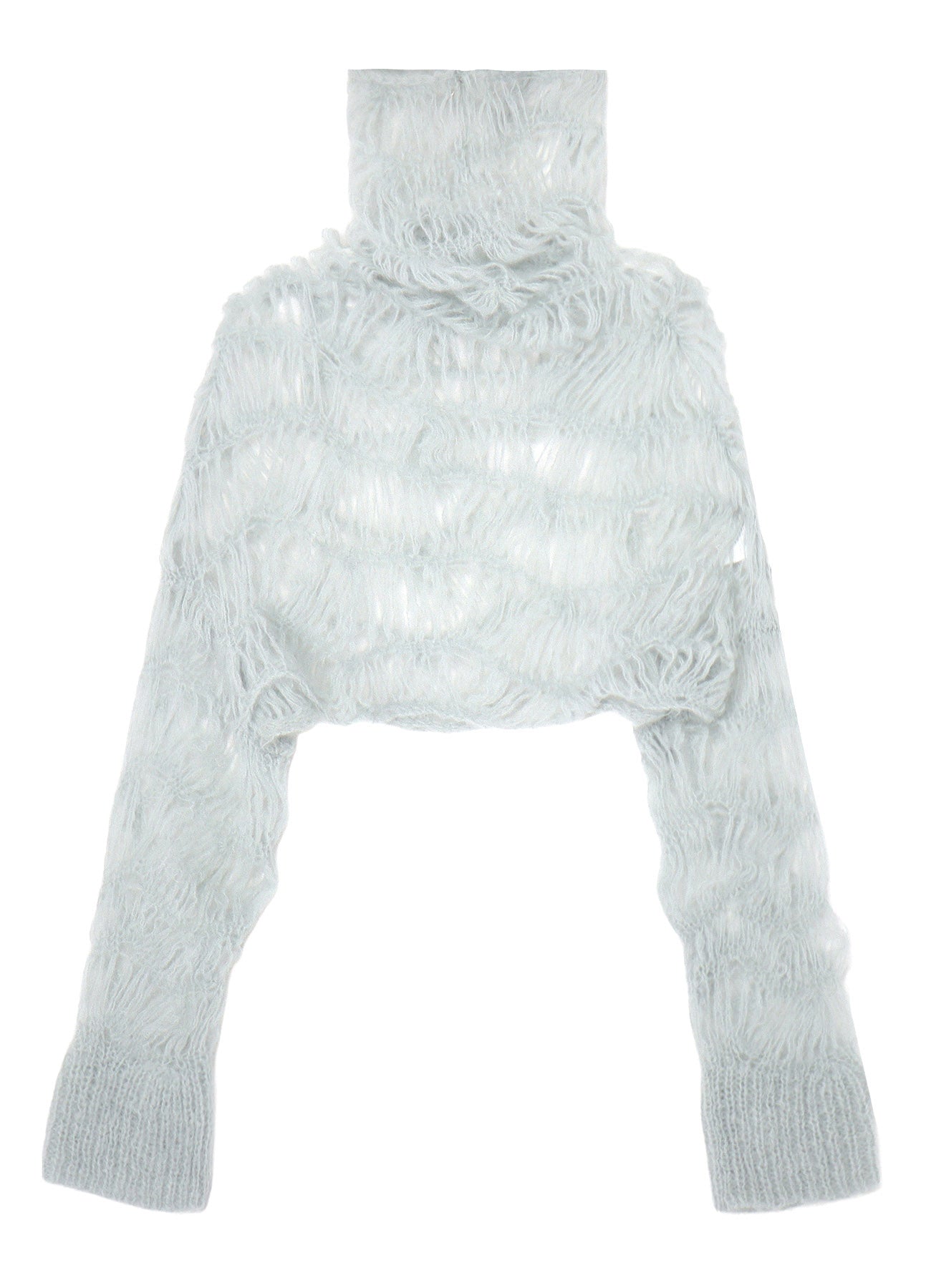 MAON HIGH-NECK CROPPED TOP