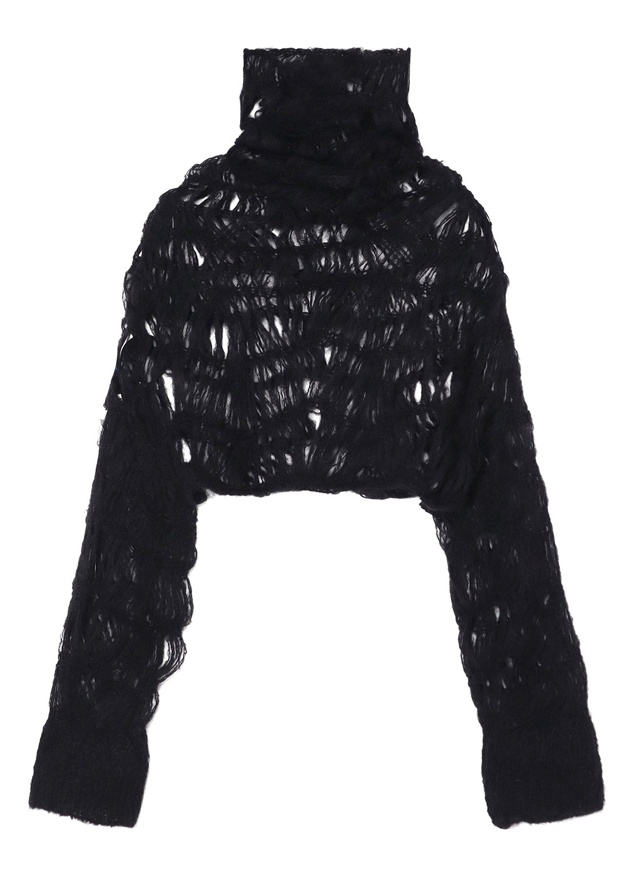 MAON HIGH-NECK CROPPED TOP