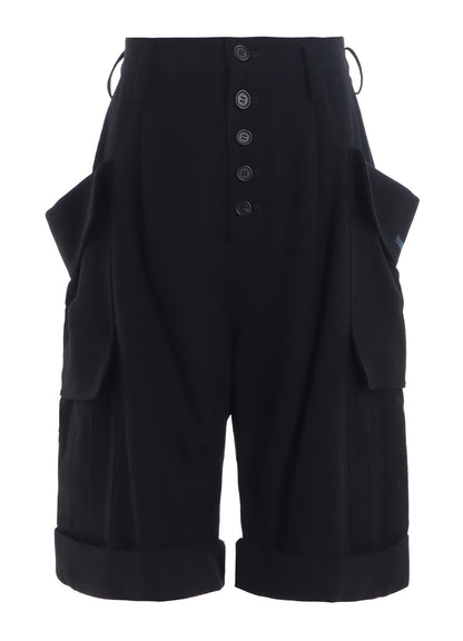 FLANNEL SHORT CARGO PANTS