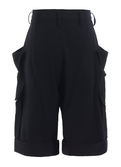 FLANNEL SHORT CARGO PANTS