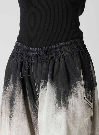 10OZ BLEACHED DENIM PARACHUTE PANTS