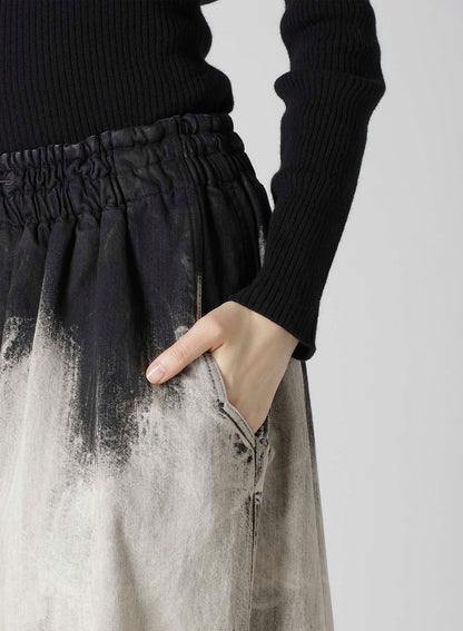 10OZ BLEACHED DENIM PARACHUTE PANTS