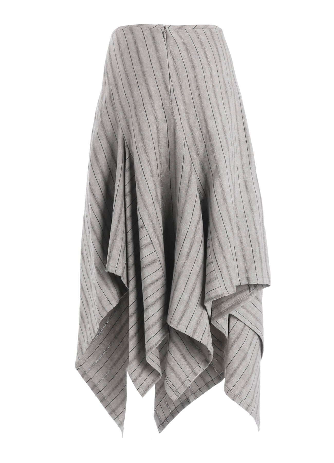 ヨウジヤマモト FT-S51-005 スカート C/Li STRIPE ASYMMETRIC SKIRT – THE SHOP YOHJI YAMAMOTO