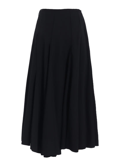 GABARDINE FLARED SKIRT