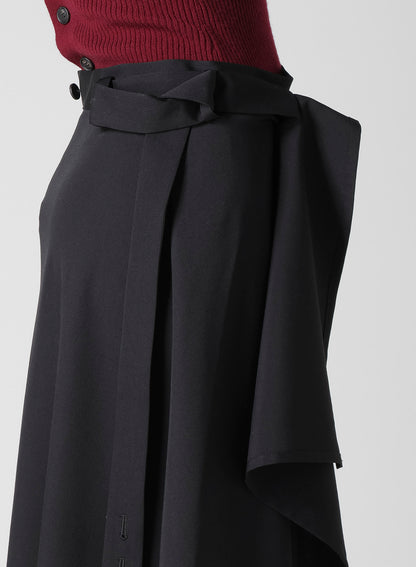 GABARDINE 2WAY SUSPENDER SKIRT