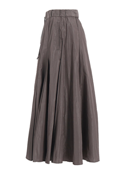 TAFFETA MAX SKIRT