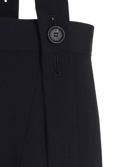 GABARDINE SHOULDER SKIRT