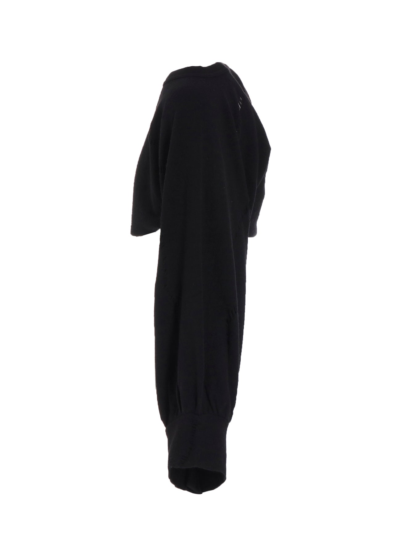 W DETAIL JERSEY STOLE SWEAT SHIRT
