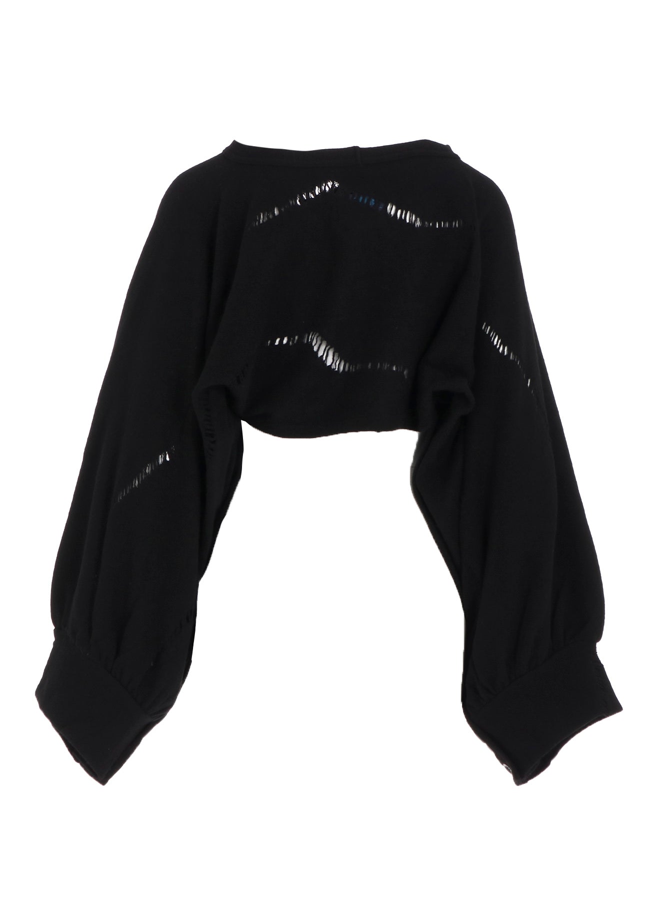 W DETAIL JERSEY STOLE SWEAT SHIRT