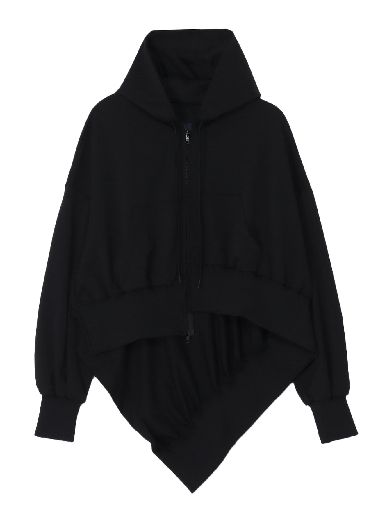 Pe JERSEY TWILL UNBALANCED HOODIE A