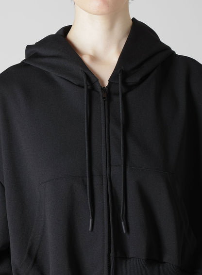 Pe JERSEY TWILL UNBALANCED HOODIE A
