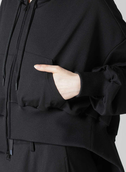 Pe JERSEY TWILL UNBALANCED HOODIE A