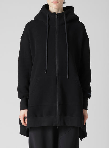 Liy/C BRUSHED FRENCH TERRY UNBALANCED HOODIE B