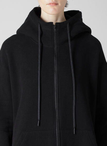 Liy/C BRUSHED FRENCH TERRY UNBALANCED HOODIE B