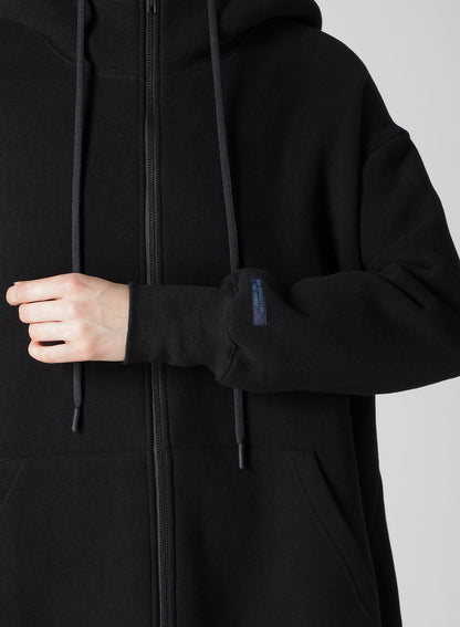 Liy/C BRUSHED FRENCH TERRY UNBALANCED HOODIE B