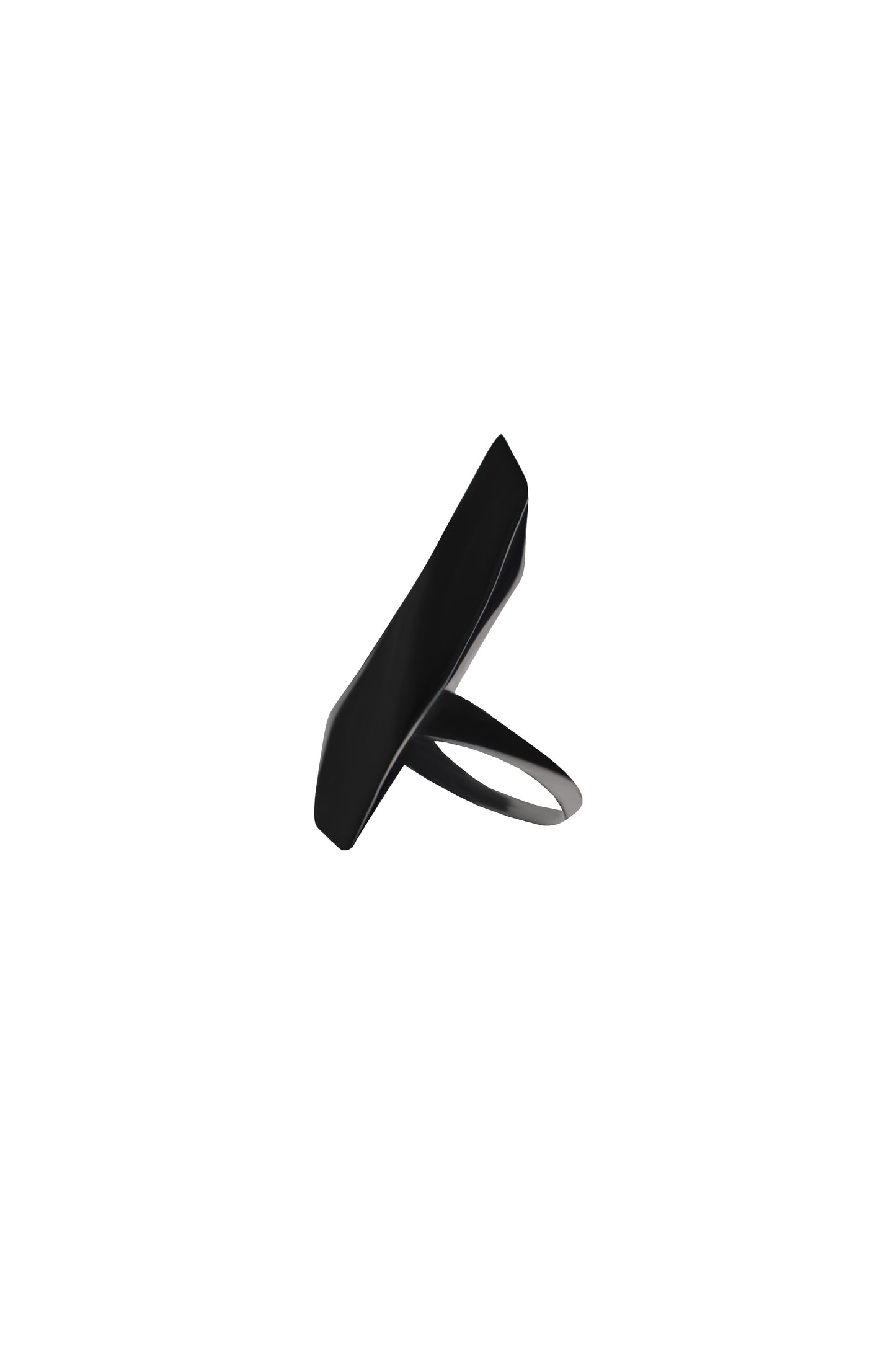 BRASS SONIA RING BLK