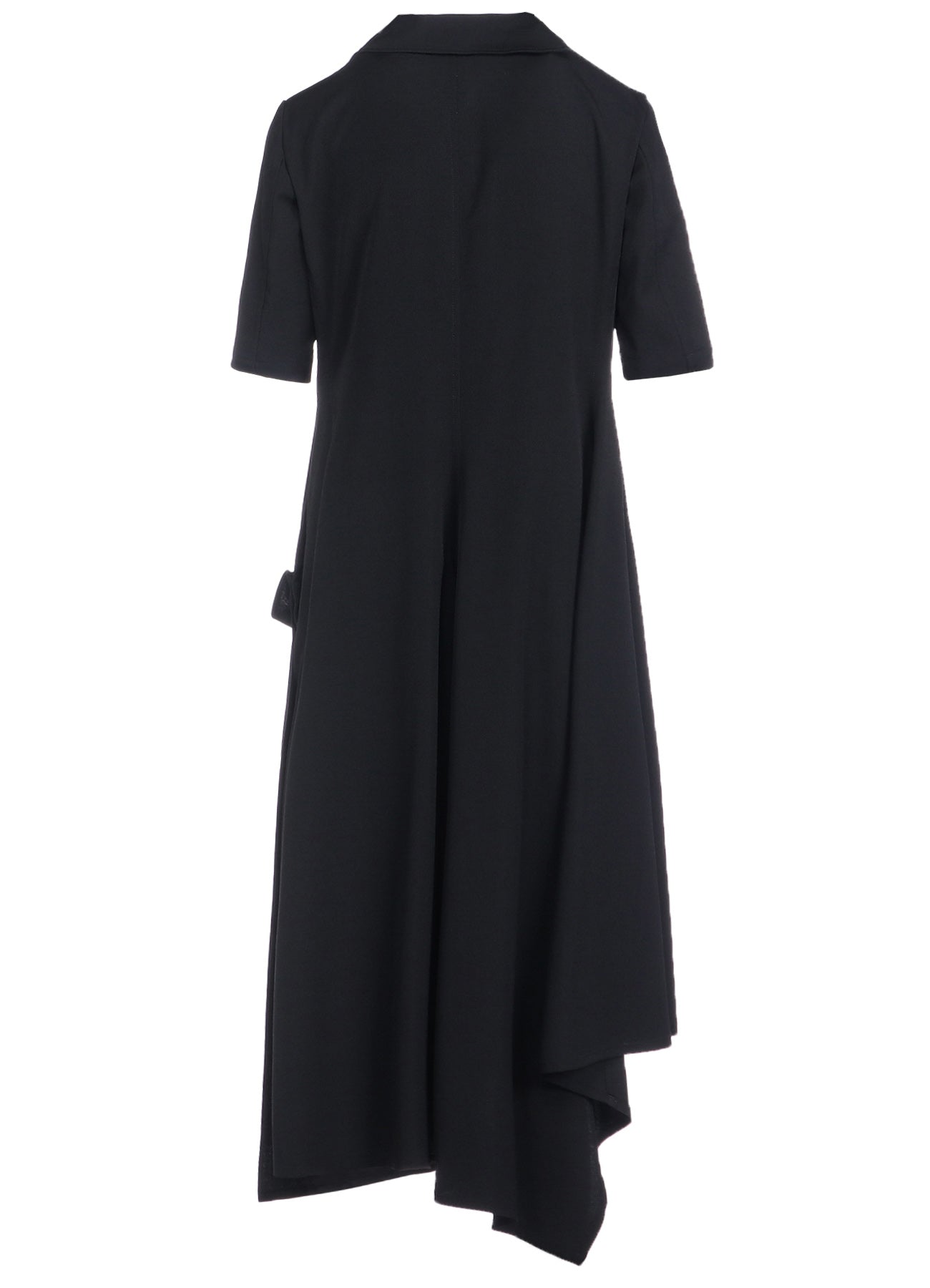 GABARDINE DRAPED DRESSES