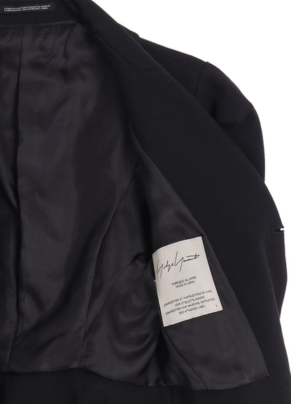 DAMAGED GABARDINE SLV GUSSET JACKET