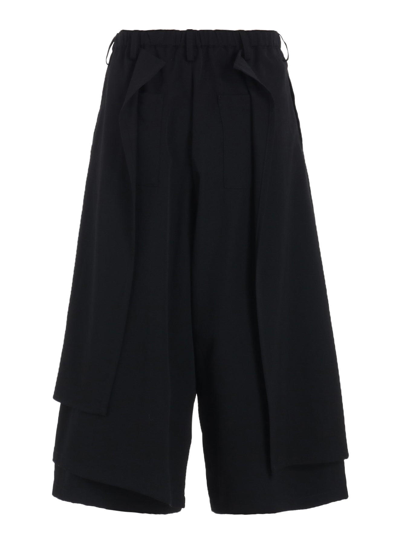 GABARDINE WRAP PANTS