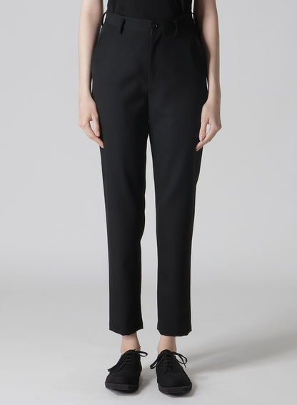 2/60 WOOL GABARDINE BASIC SLIM PANTS A