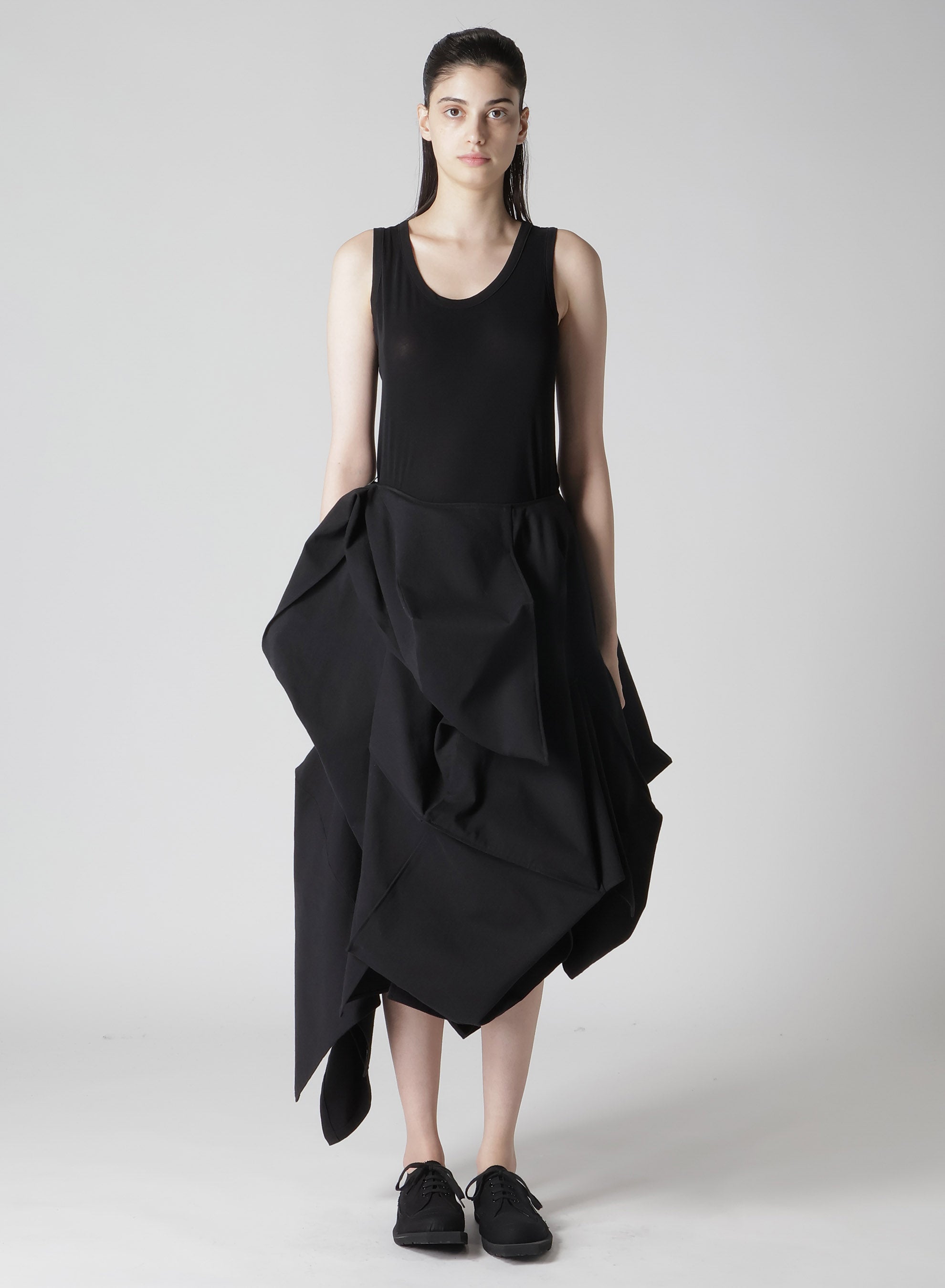 C/HEMP BACKSIDE UNIFORM TWILL L BOX DETAIL SKIRT A – THE SHOP YOHJI YAMAMOTO