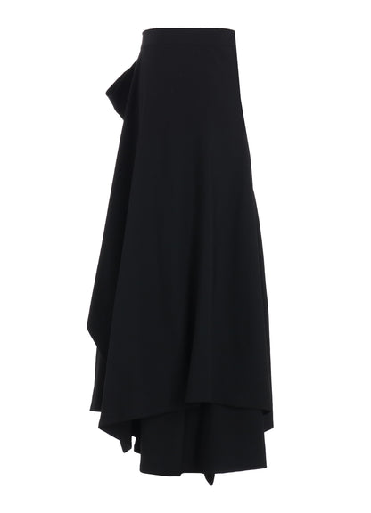 GABARDINE GATHERED SKIRT