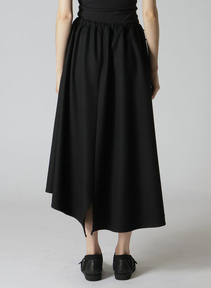 MILLING SERGE WIDE GATHERED SKIRT