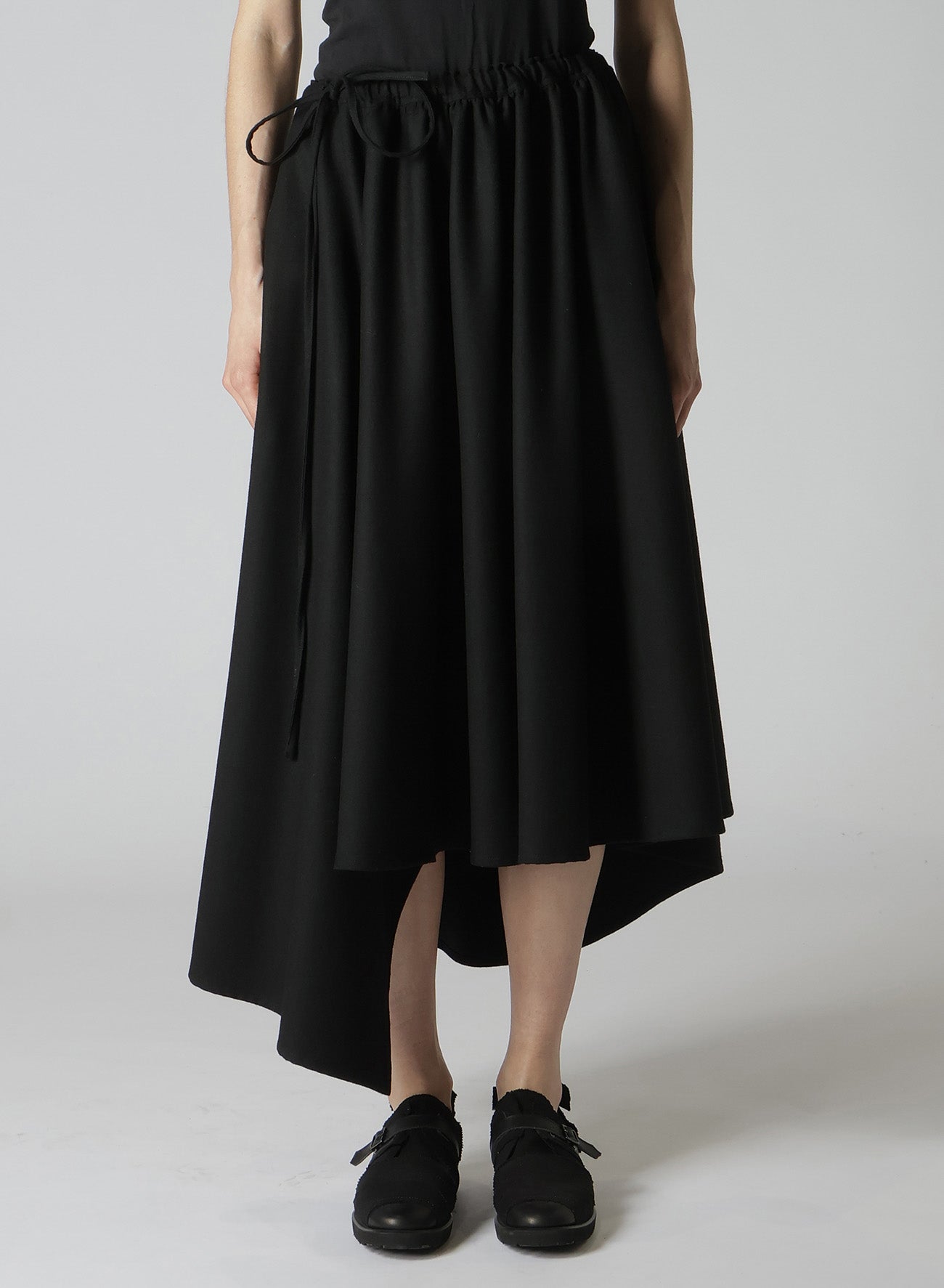 MILLING SERGE WIDE GATHERED SKIRT