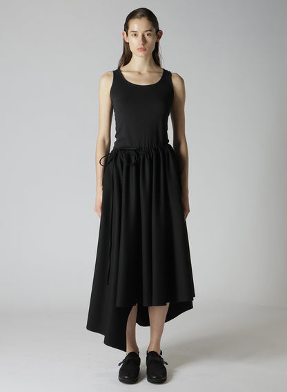 MILLING SERGE WIDE GATHERED SKIRT