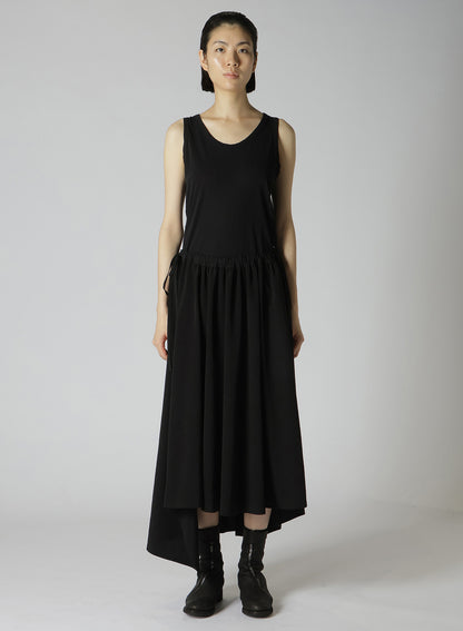 TA/PE CREPE DE CHINE WIDE GATHERED SKIRT