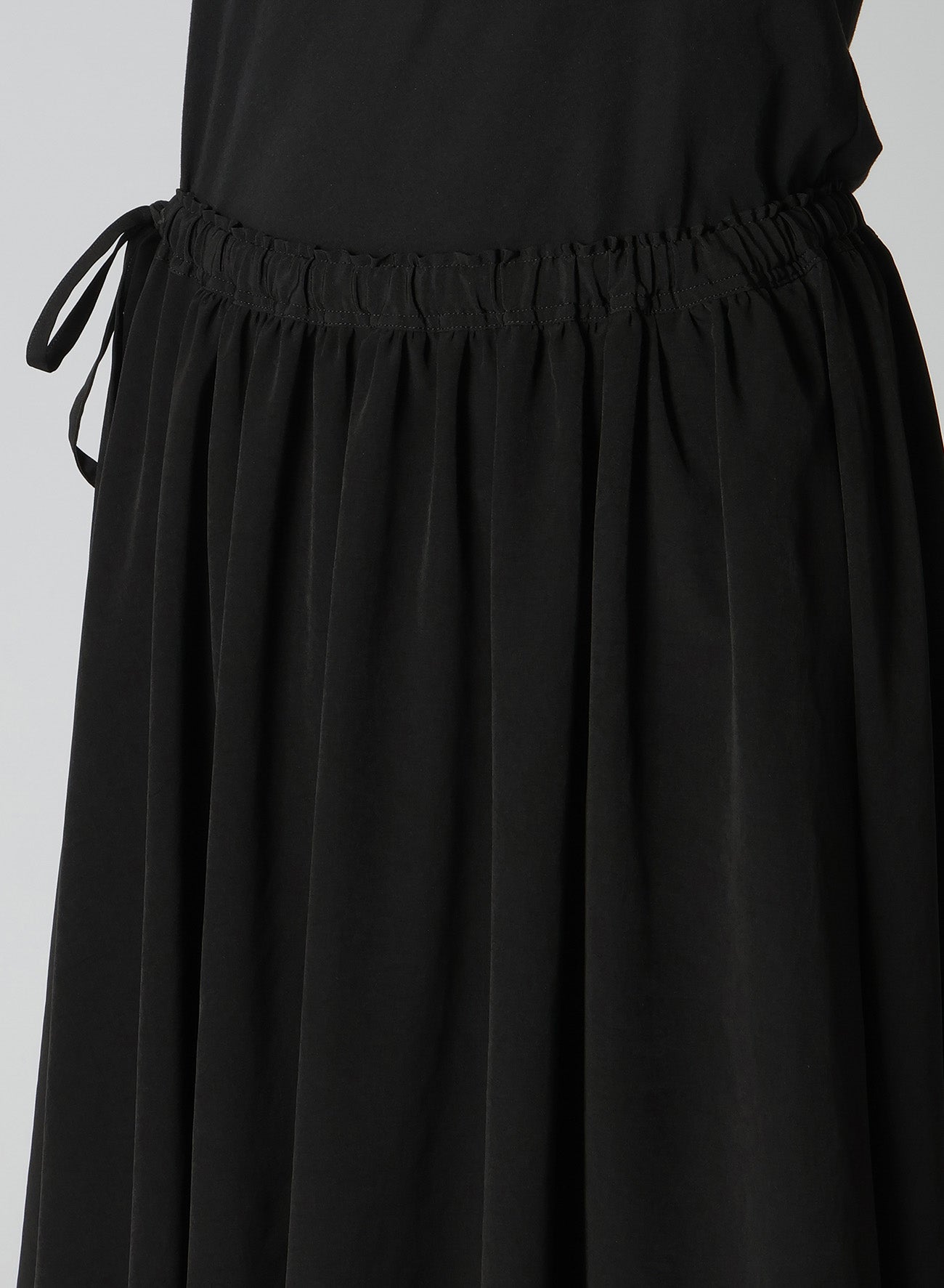 TA/PE CREPE DE CHINE WIDE GATHERED SKIRT