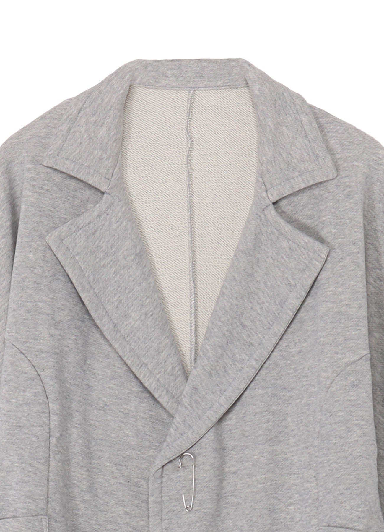 30/10 FRENCH TERRY FLARED JACKET LIKE CARDIGAN