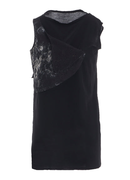 LACE CLOTH MOTIF TANK TOP