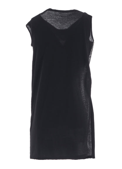 LACE CLOTH MOTIF TANK TOP
