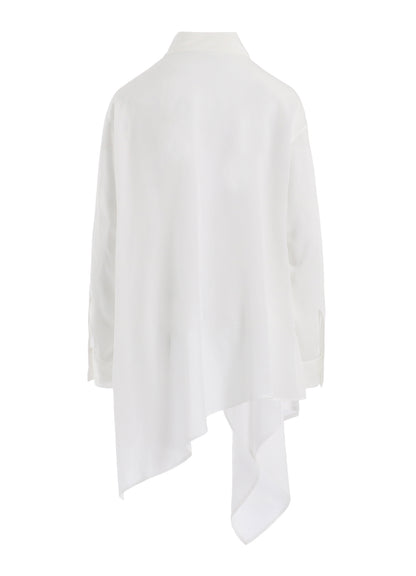 CELLULOSE LONG ASYMMETRY BLOUSE