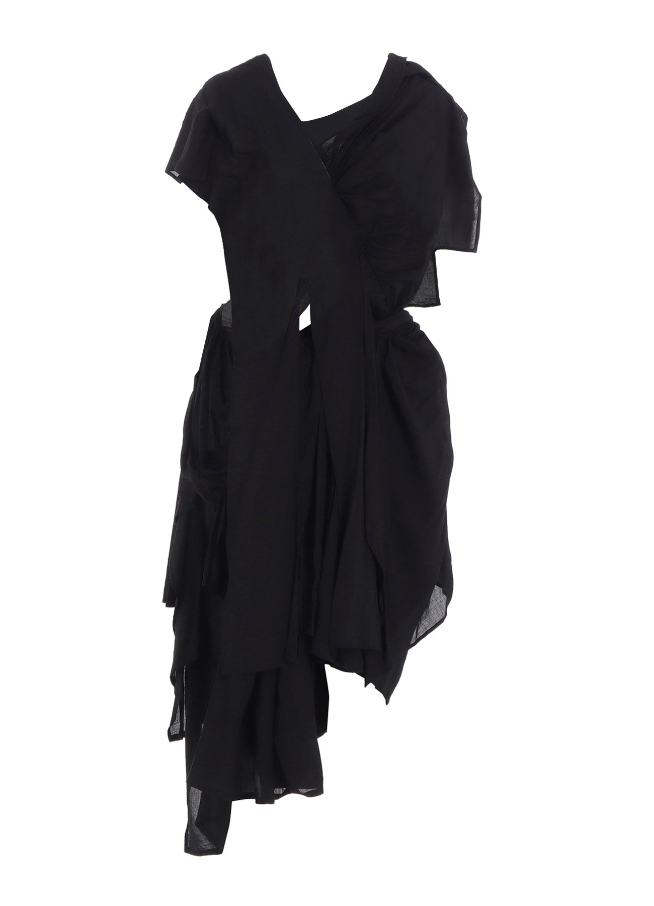 MODAL LAWN GATHER DETAIL DRESS