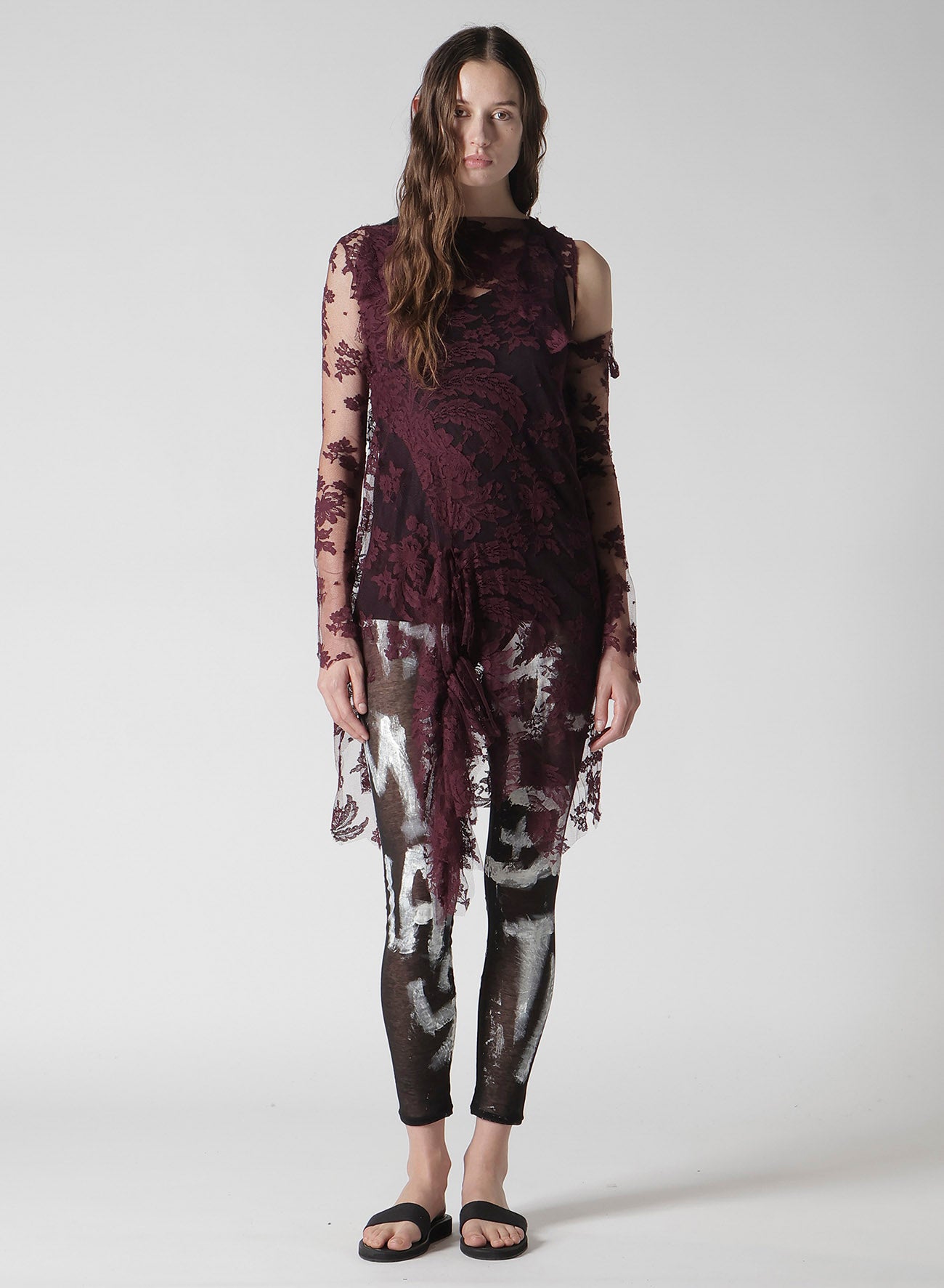 reverse lace dress Wyndmoor from Black Label by @annebarge features a reverse shawl collar modified A-line silhouette with a low back and bow detail, crafted in textured Crabapple Embossed Jacquard. Discover Wyndmoor and the rest