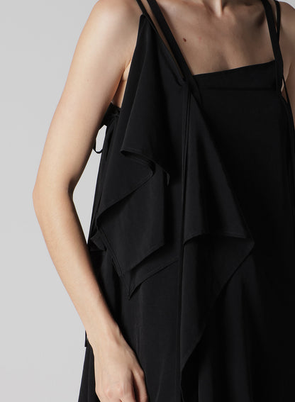 【1/11 10:00(JST) Release】TA/PE CREPE DE CHINE R DRAPED STRING DRESS